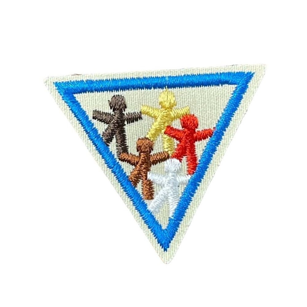 Try It People of the world  Patch GSA Girl Scouts of America Brownie Girl u Reti